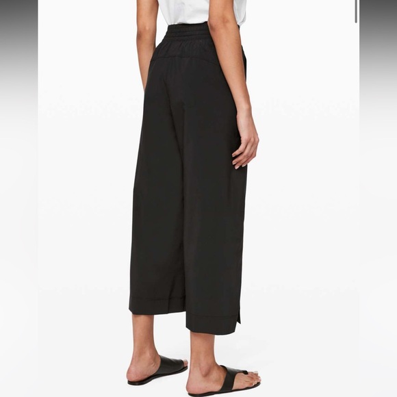 Black Wide-Leg Culottes - Picture 9 of 10